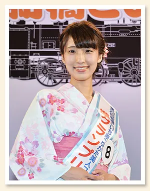 白木愛奈ｰ浴衣美人コンテストで準グランプリ